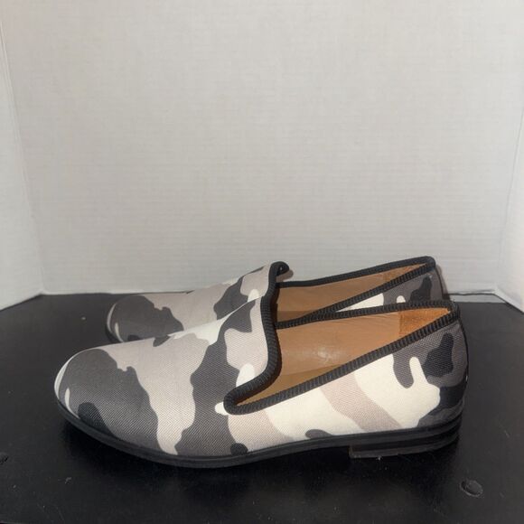 Duke Dexter Shoes Stormtrooper Loafers Camo  White Grey Handmade 9 main image 4